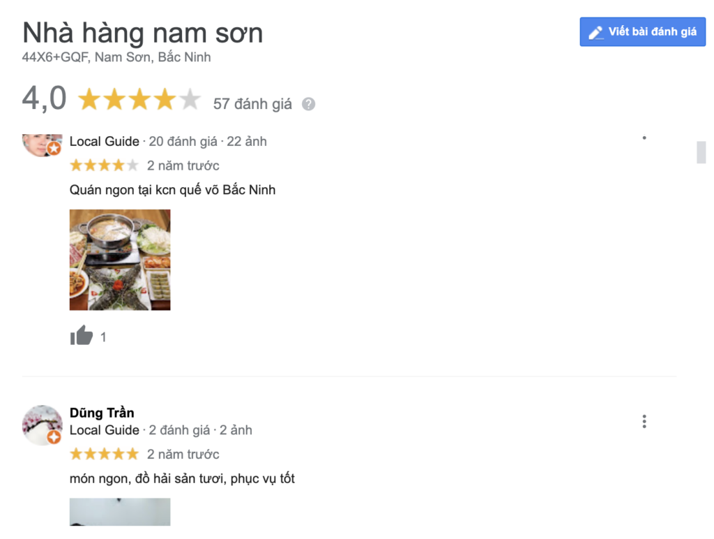 review cua thuc khach