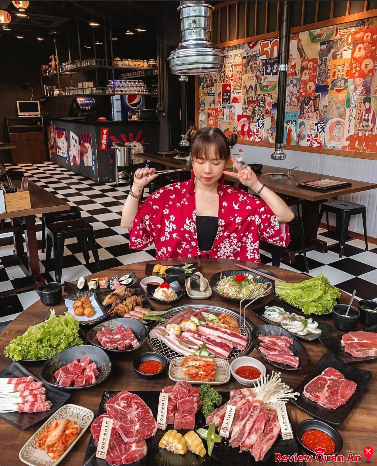 Yakimono - buffet nuong ha noi